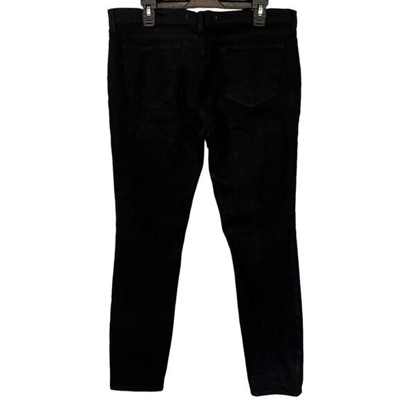 J Brand Womens OP Jett Skinny Black Zip Fly Mid Rise Stretch Jeans sz 32 x 29 - Picture 14 of 16